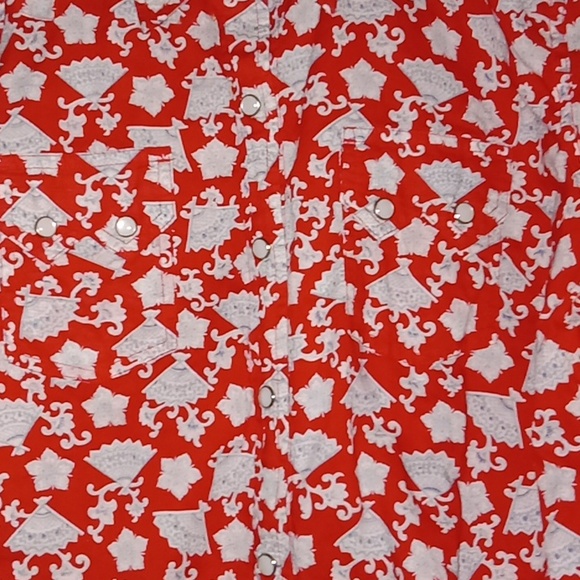 Button Down Womans Western Shirt - Picture 3 of 7